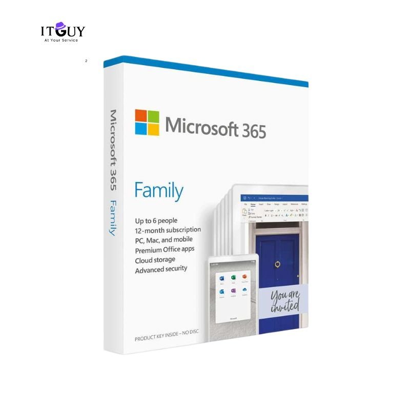 Office 365 Family Subscription – 1 Year - IT Guy