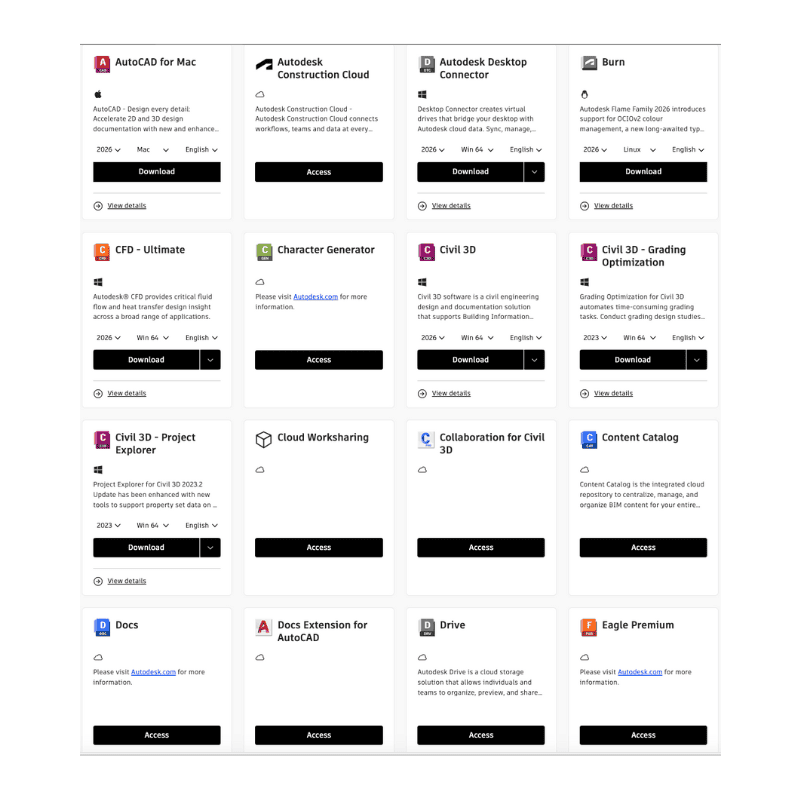 Autodesk Subscription – 43+ Products (1 Device, 1 Year) - Image 2