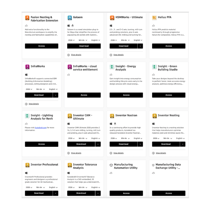 Autodesk Subscription – 43+ Products (1 Device, 1 Year) - Image 3