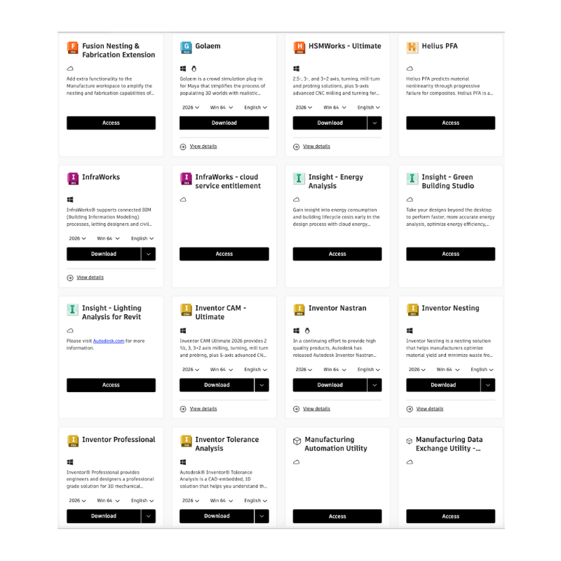 Autodesk Subscription – 43+ Products (1 Device, 1 Year) - Image 3