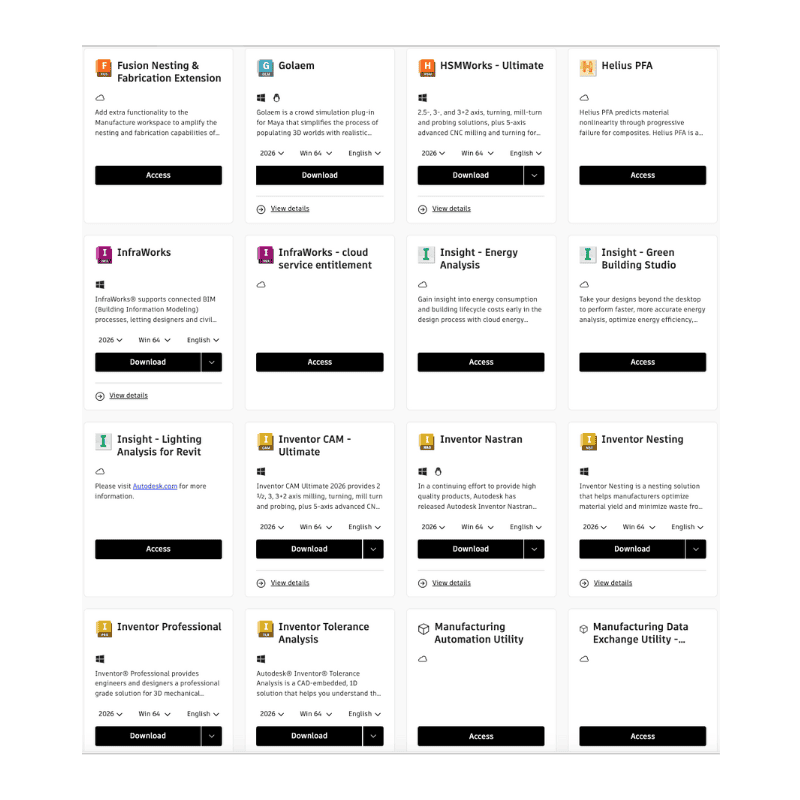 Autodesk Subscription – 43+ Products (1 Device, 1 Year) - Image 3