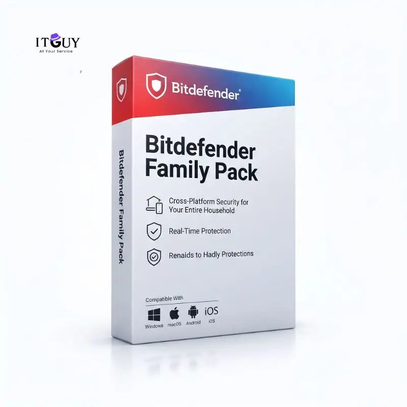 Bitdefender Family Pack software license key box art