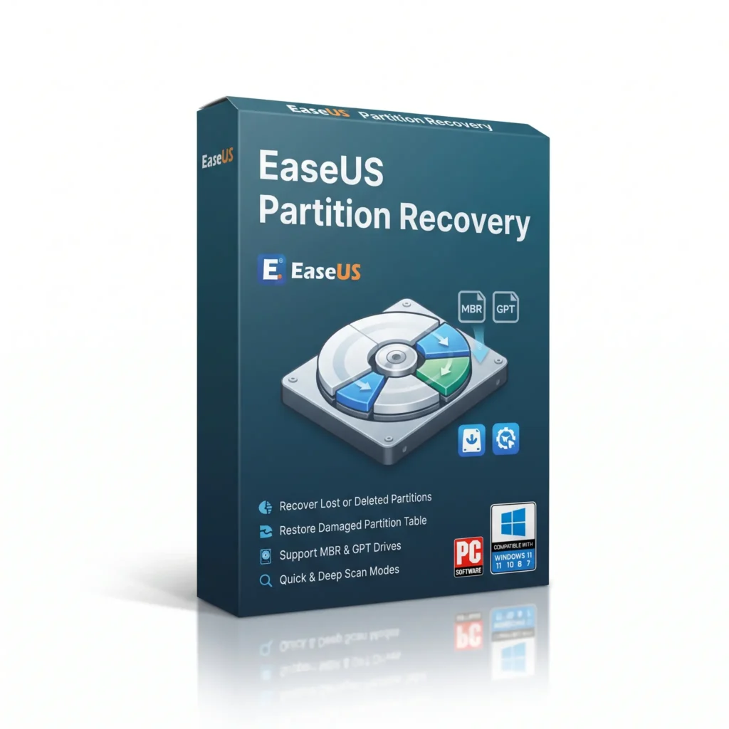 EaseUS Partition Recovery product box