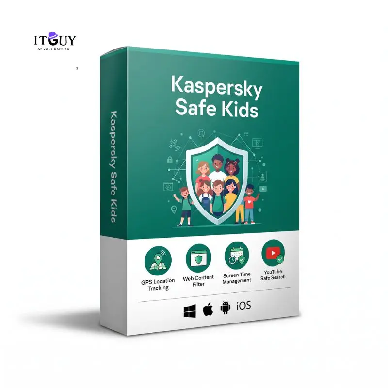 Kaspersky Safe Kids software license key box art