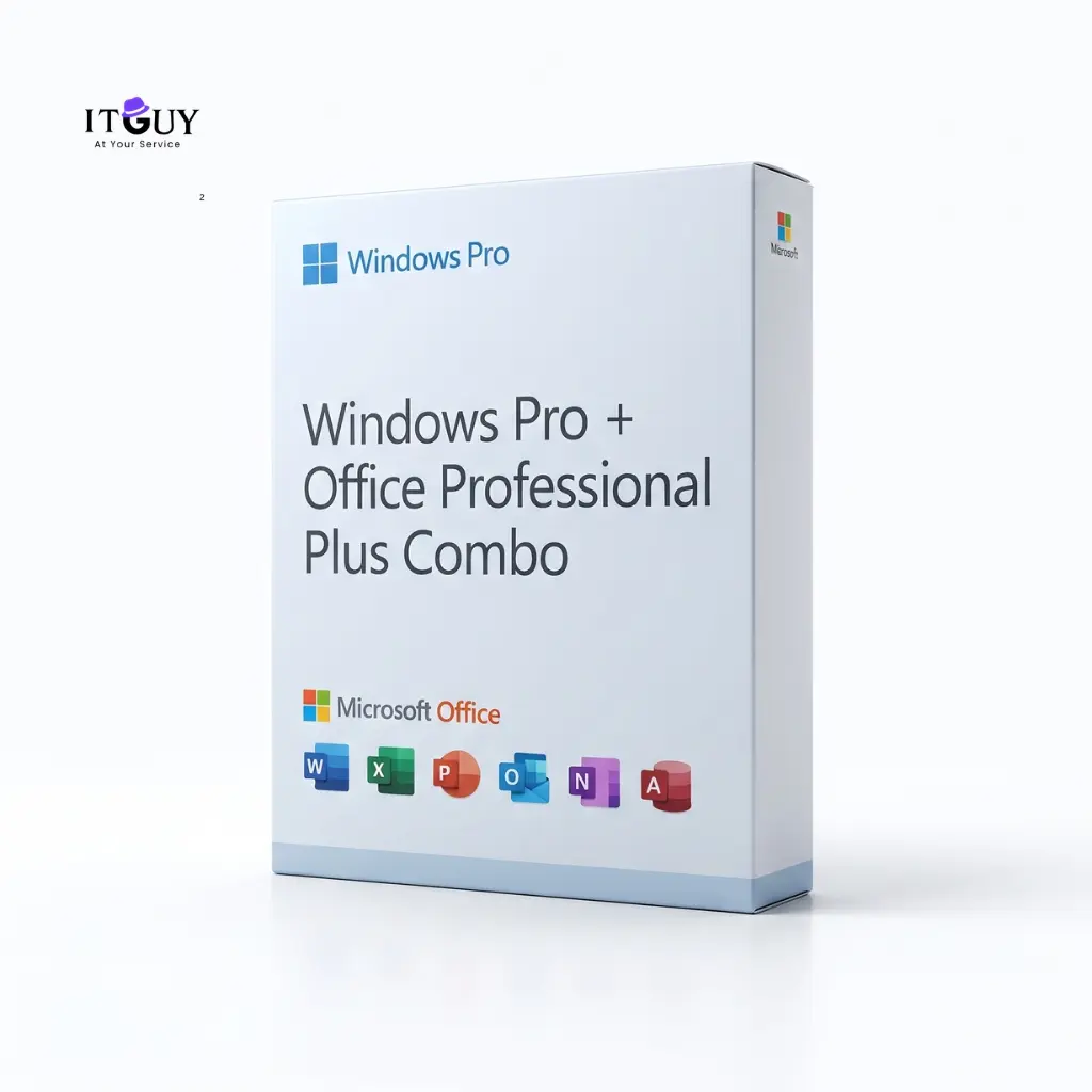 Windows Pro + Office Professional Plus Combo (1 PC)